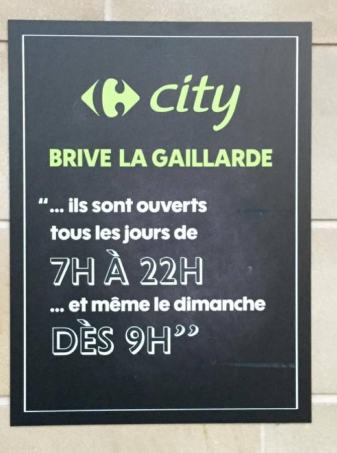 Logement A Brive, Proche Centre-Ville Et Gare, Avec Climatisation - Internet Fibre - Stationnements Gratuit Exterior foto